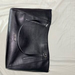 Black Leather Bag tote